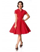 Червона сукня Retro B5401 (105401) - оригинальная одежда, 2