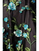 Вінтажне плаття з квітковим візерунком і вишивкою (105403) - цена, 4
