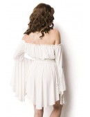 Біле плаття-туніка Amynetti (165002) - оригинальная одежда, 2