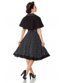Polka Dot Swing Dress with Shawl (105584) - материал, 6
