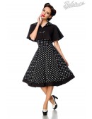 Polka Dot Swing Dress with Shawl (105584) - foto