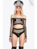 Mesh Set (Top, Shorts and Nipple Patches) (135041) - foto