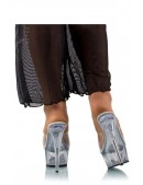 Прозрачные шлепанцы на высоком каблуке P1006 (321006) - оригинальная одежда, 2