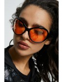 Women's Oval Sunglasses with Red Lens X158 (905158) - 5, 12