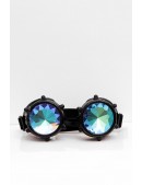 Black Kaleidoscope Goggles with Bolts X5125 (905125) - цена, 4