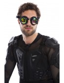 Black Kaleidoscope Goggles with Bolts X5125 (905125) - оригинальная одежда, 2