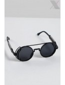 Круглые солнцезащитные очки Grunge Punk черные (905134) - 3, 8