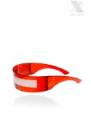 Cyberpunk Red Futuristic Glasses (905150) - 3, 8