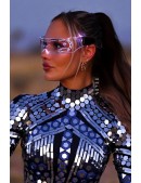Cyberpunk LED Futuristic Glasses (905153) - foto