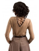 Женский джемпер из натуральной шерсти X1212 (111212) - оригинальная одежда, 2