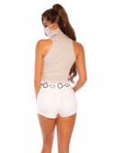 Tank Top with Integrated Mask - Beige (102200) - цена, 4
