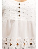 Women's Cotton Top with Embroidery I-142 (102142) - цена, 4