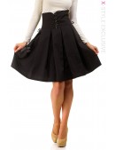 X-Style High Waist Corset Look Skirt (107075) - материал, 6