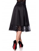 Wide Vintage Skirt with Lace (107170) - оригинальная одежда, 2