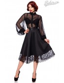 Wide Vintage Skirt with Lace (107170) - foto