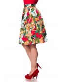 Bright Retro Pleated Skirt (cotton) (107176) - цена, 4