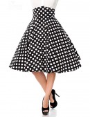 Rockabilly Polka Dot Skirt B7129 (107129) - оригинальная одежда, 2