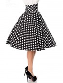 Rockabilly Polka Dot Skirt B7129 (107129) - цена, 4