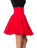 Красная короткая юбка клеш Belsira (107133) - оригинальная одежда, 2