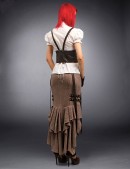 Steampunk Mullet Skirt with Straps X121 (107121) - оригинальная одежда, 2