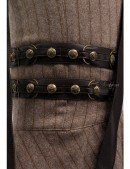 Steampunk Mullet Skirt with Straps X121 (107121) - материал, 6