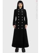Довге жіноче вовняне пальто X068