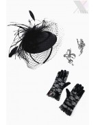Gatsby Accessories (Hat, Gloves, Earrings)