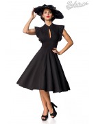Elegant Black Swing Retro Dress