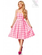 Pinky Cotton Dress + Accessories