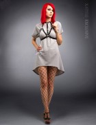 Cotton Jersey Dress with Harness X246
