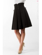 X-Style High Waist Corset Look Skirt
