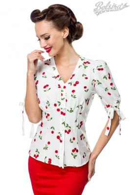 Rockabilly Blouse with Cherries