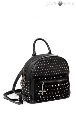 New Rock Leather Studded Backpack