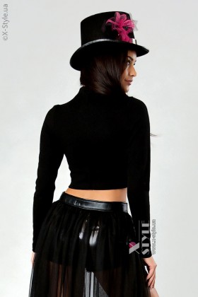 X-Style Bolero Top with Buckles
