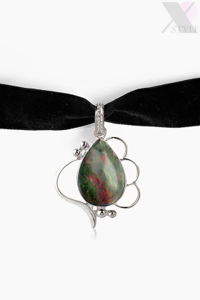 Чокер на шею с камнем XA6173