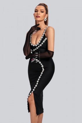 Long Transparent Micro Mesh Gloves