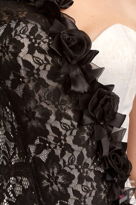 One Shoulder Evening Modeling Corset