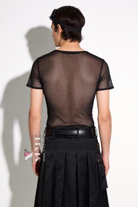 Men's Short-Sleeve Mesh Top XC023