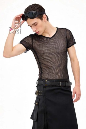 Men's Short-Sleeve Mesh Top XC023