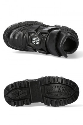 Ботинки кожаные на высокой платформе New Rock-285