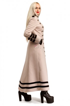 Длинное зимнее кашемировое пальто X5062