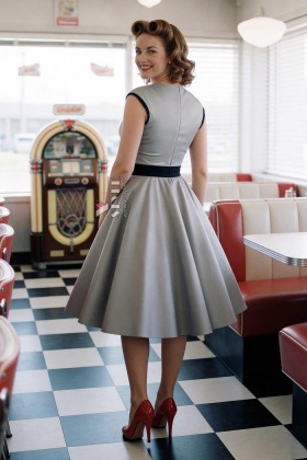 Vintage Retro Dress with a Petticoat