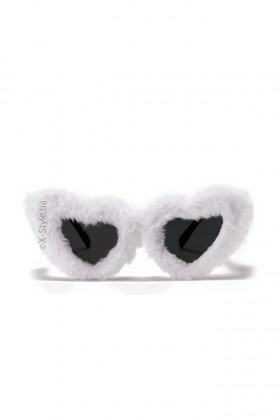 Пушистые очки в фестивальном стиле X5151