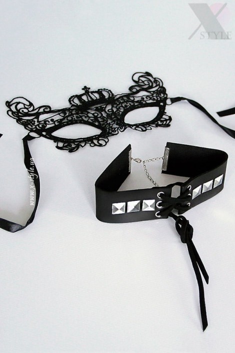 Mask and Choker: 2 in 1 Set (713013)