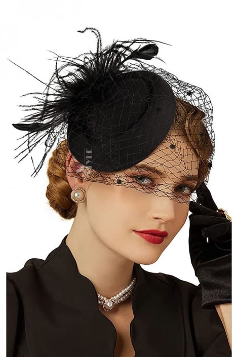 Fascinator Gatsby Veil Hat (502017)