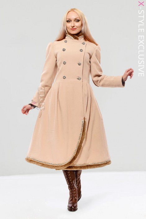 Зимнее винтажное пальто X5038 (115038-2)