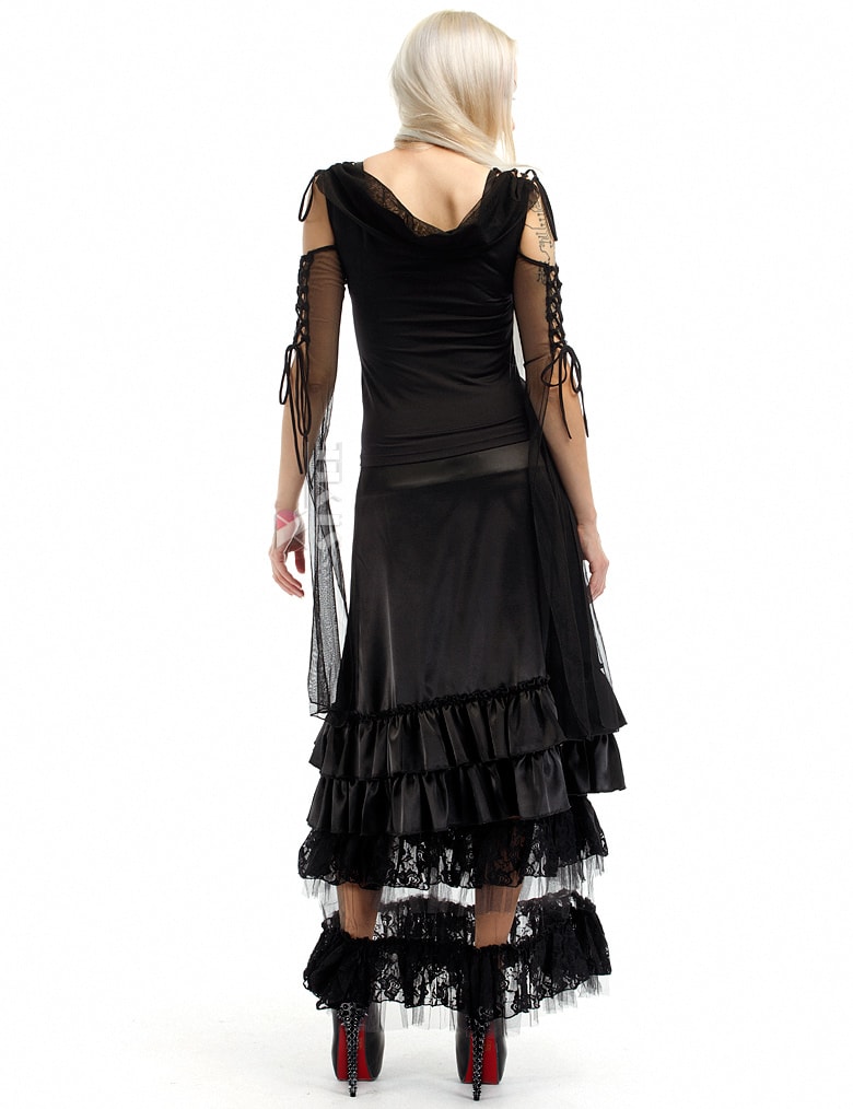 Lady in Black Gothic Blouse X1164, 9