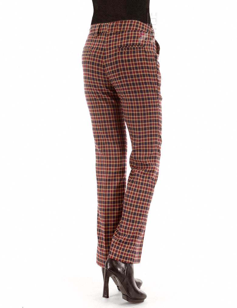 Women's Plaid Pants X8050, 3