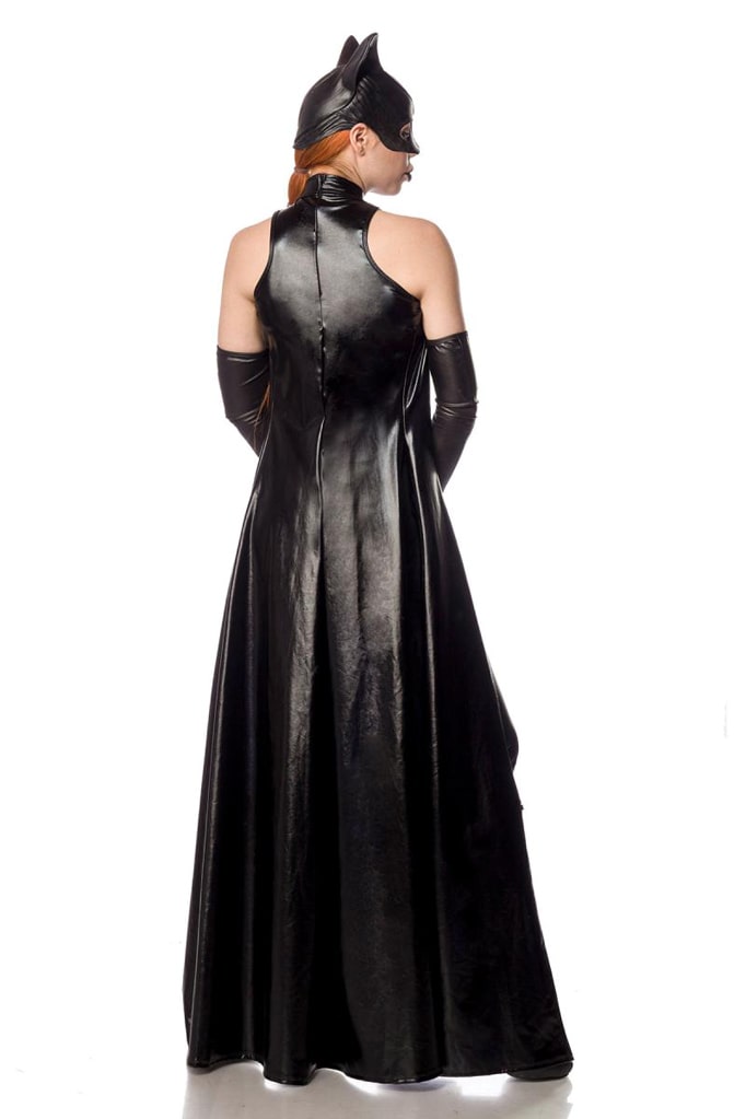 Bat Girl Costume (corset, leggings, cape, gloves, mask), 3
