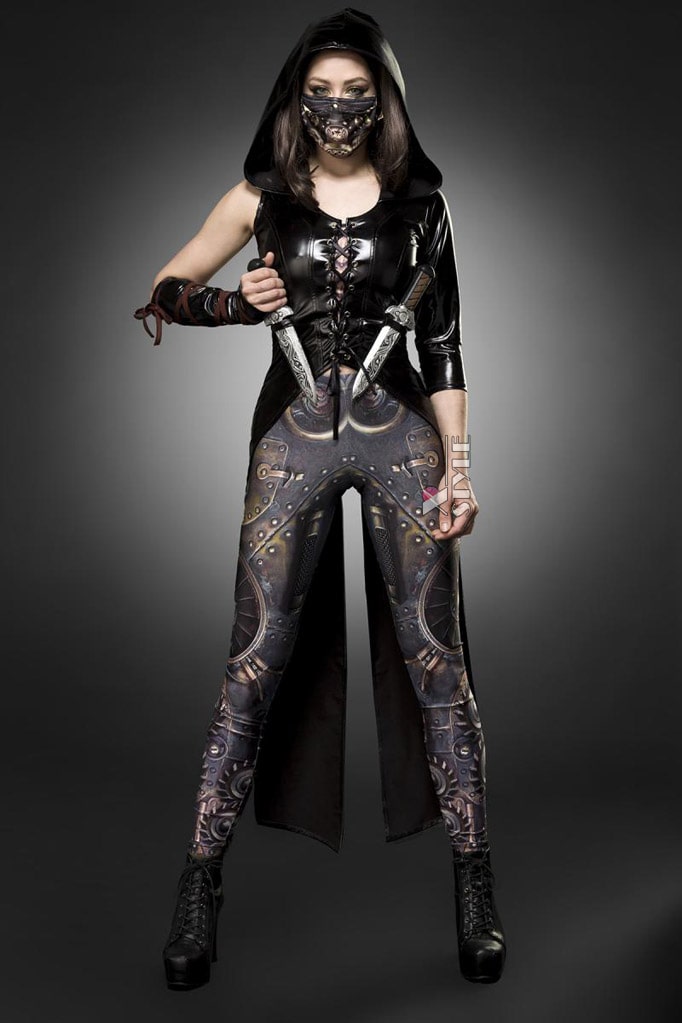 Women's Steampunk Warrior Costume, 3